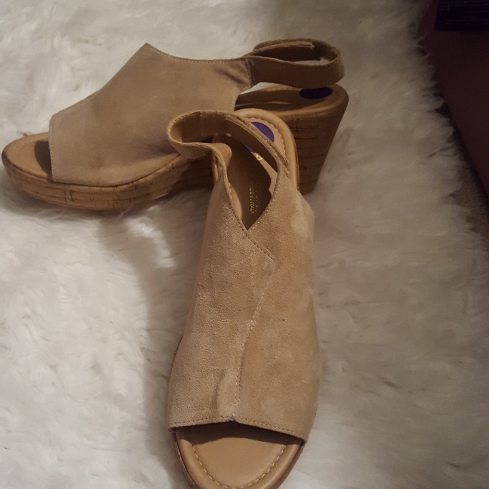 Suede Wedges